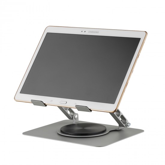 Laptop Stand Folding Lift Cooling Base Desktop Tablet Portable  Adjustable Bracket Compatible With All Notebook Sliver
